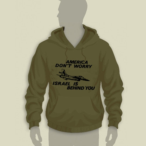 Israel Military Products Original America Do not Worry Hoodie